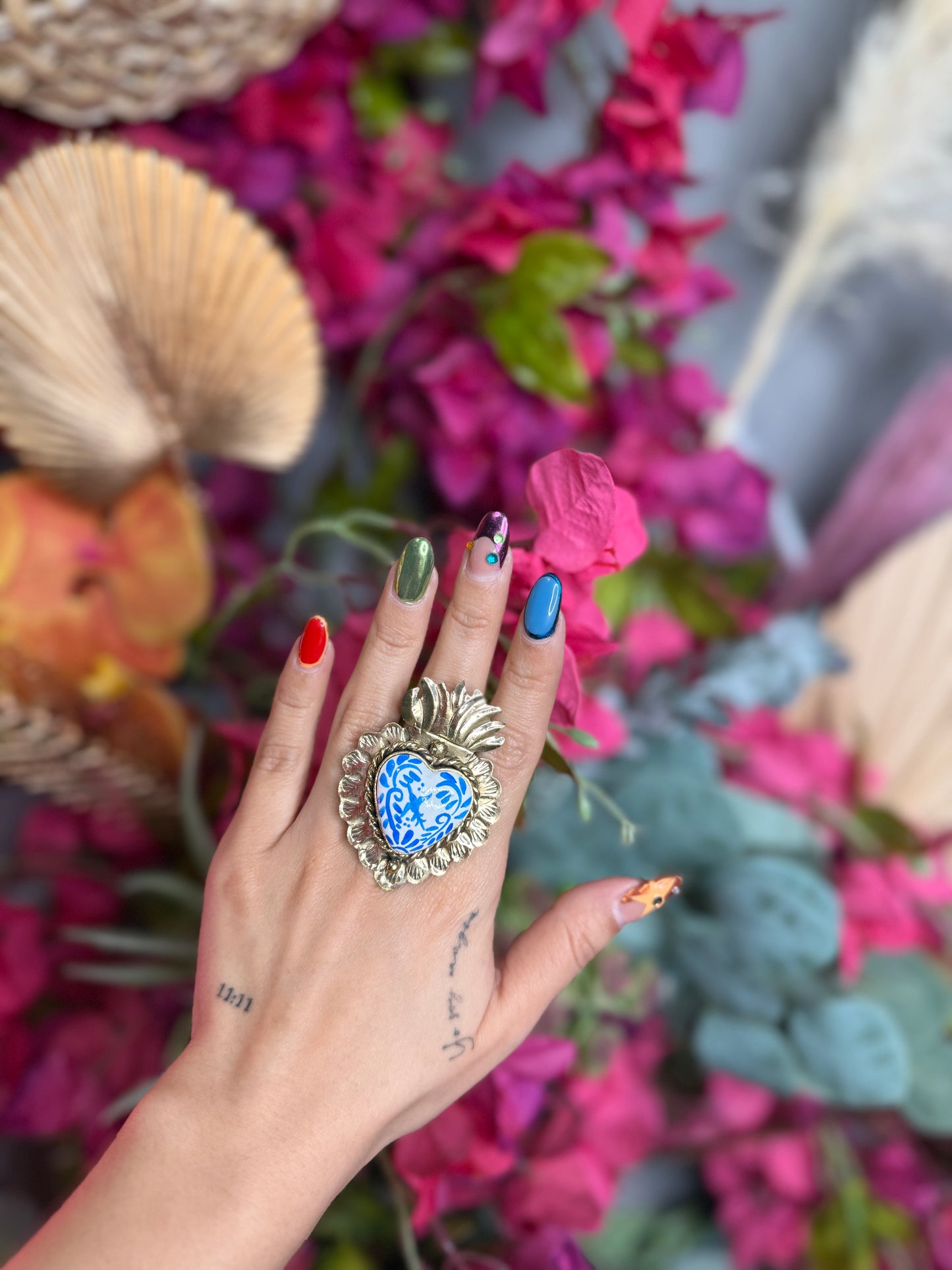 Sacred heart ring