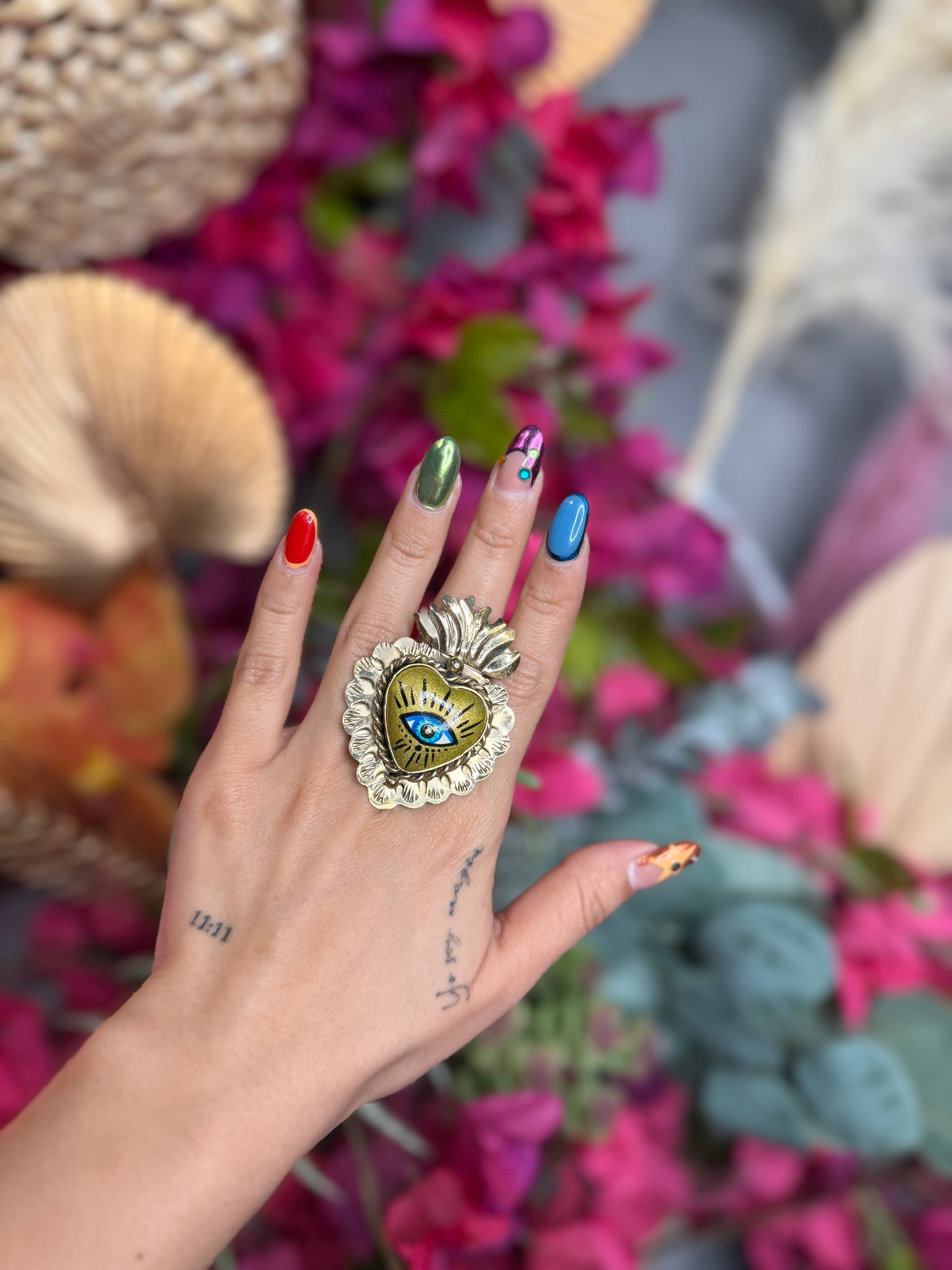 Sacred heart ring
