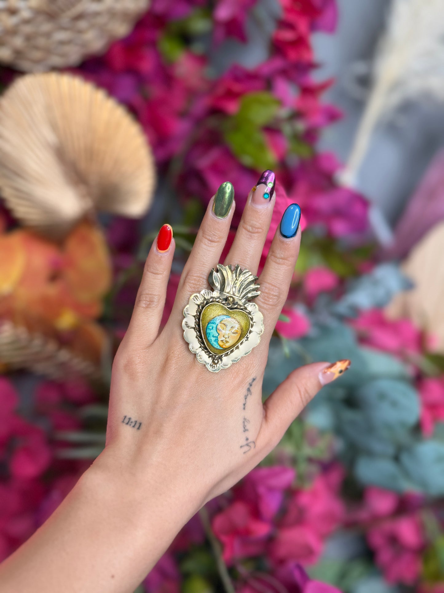 Sacred heart ring