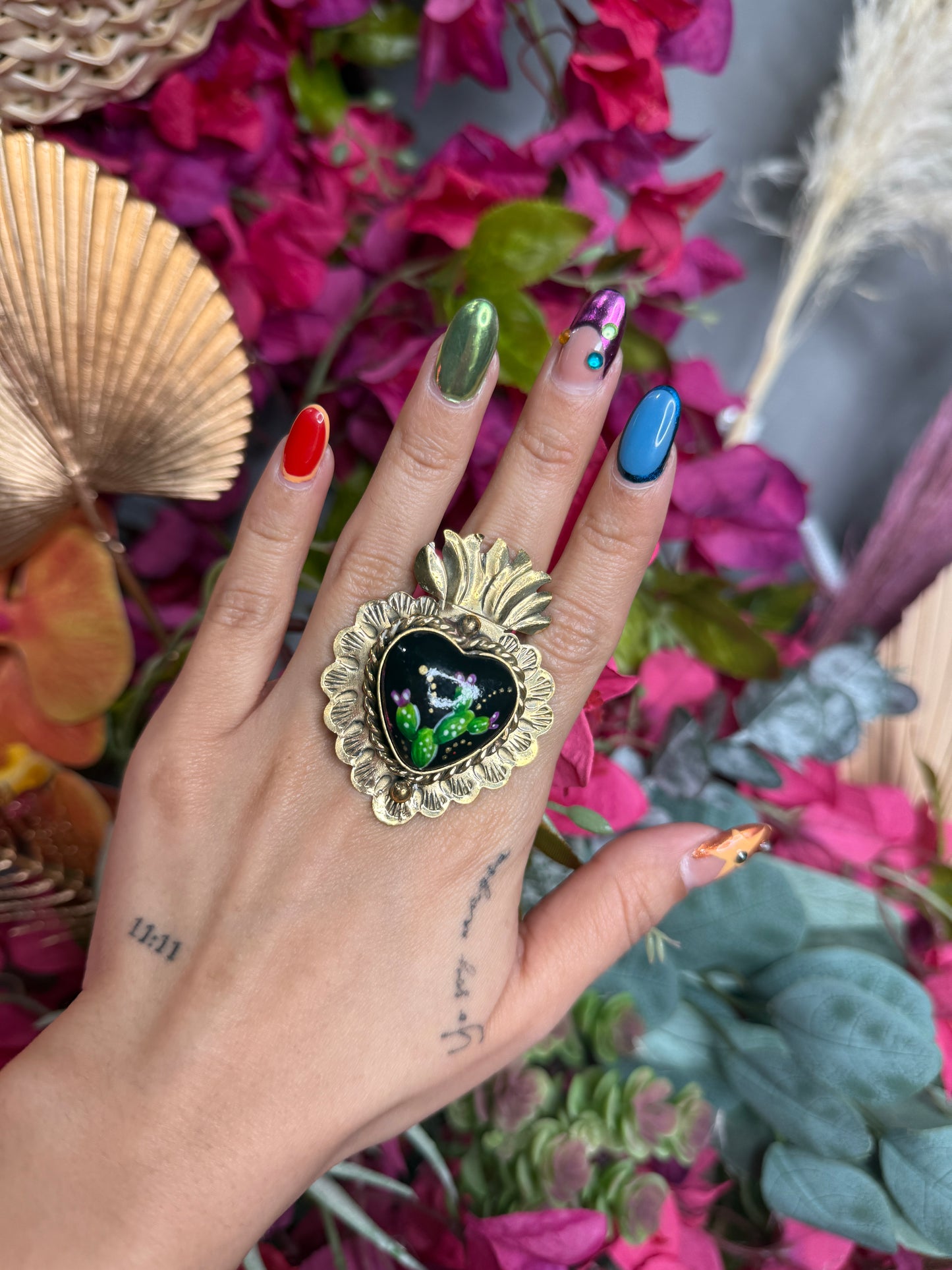 Sacred heart ring