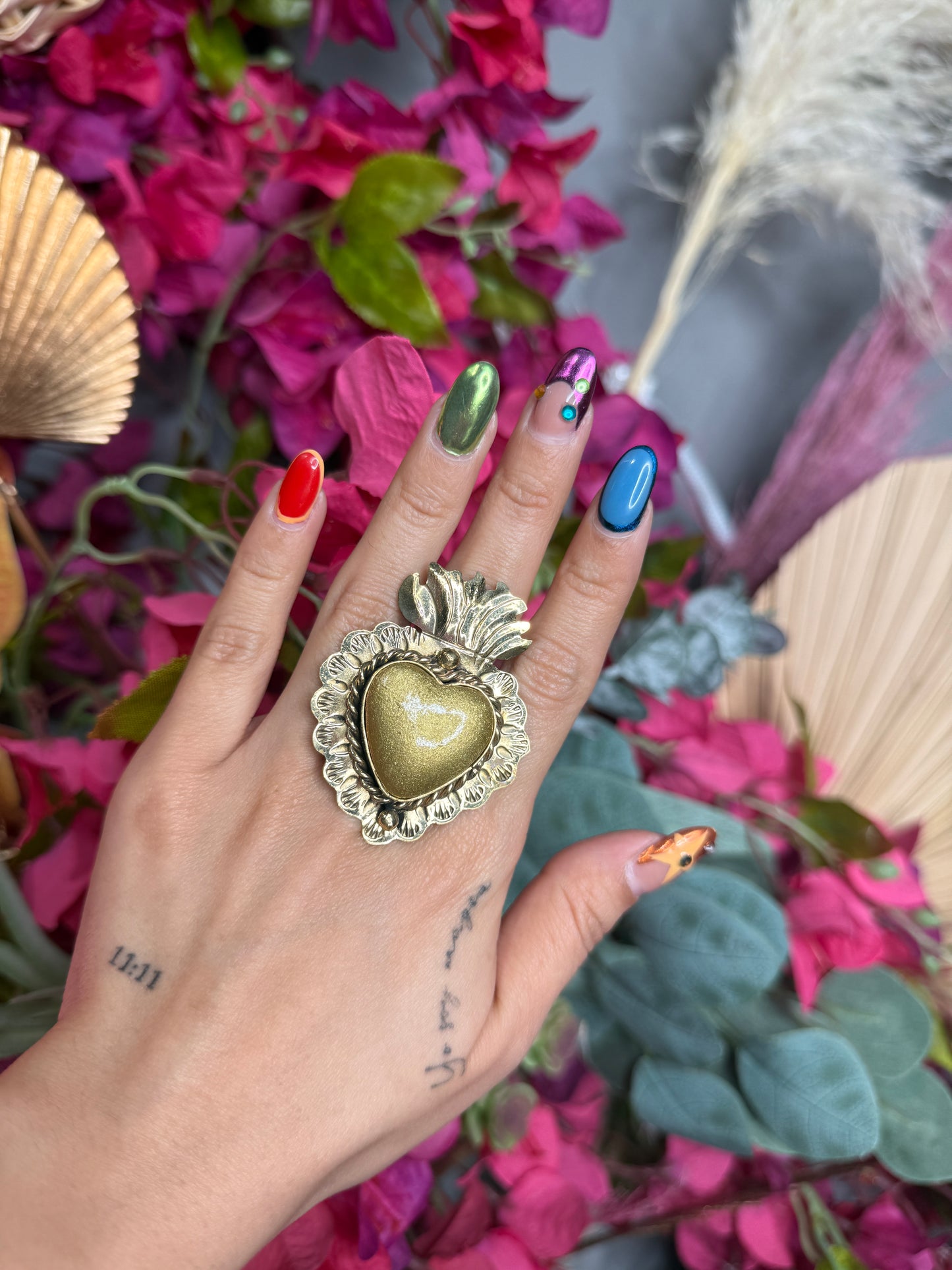 Sacred heart ring