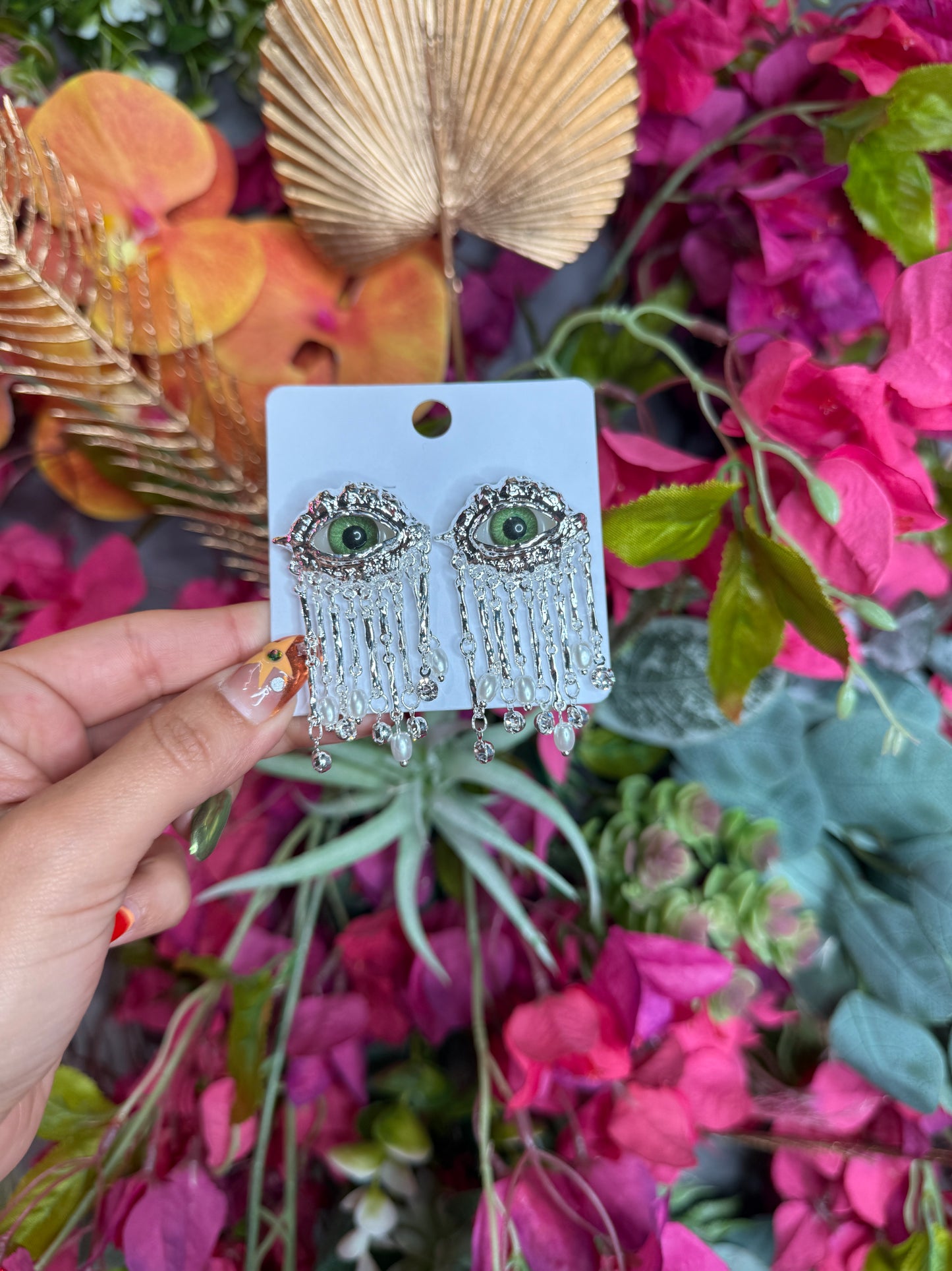 Ojo perla Earrings