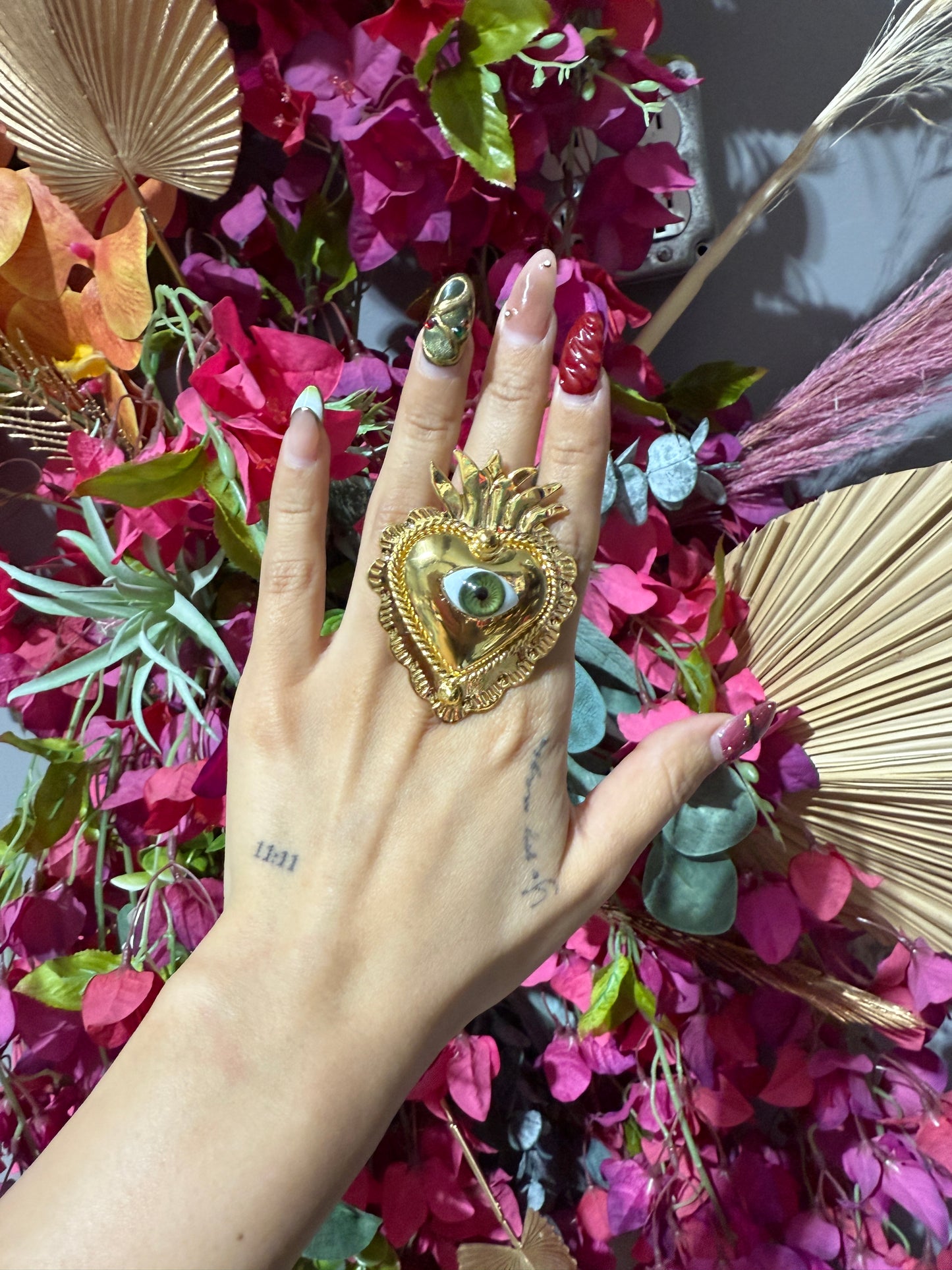 Sacred heart ring