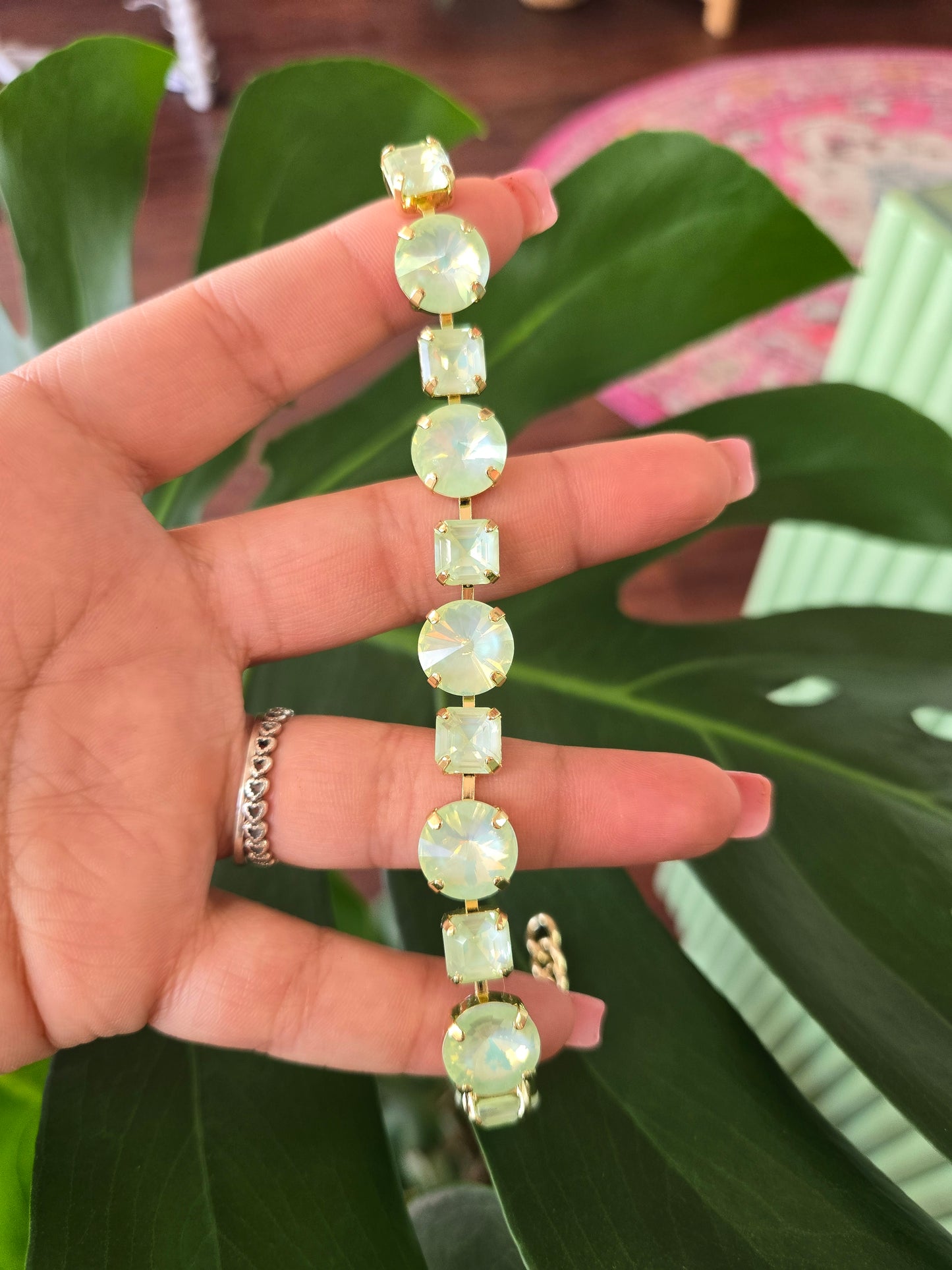 Milky green
