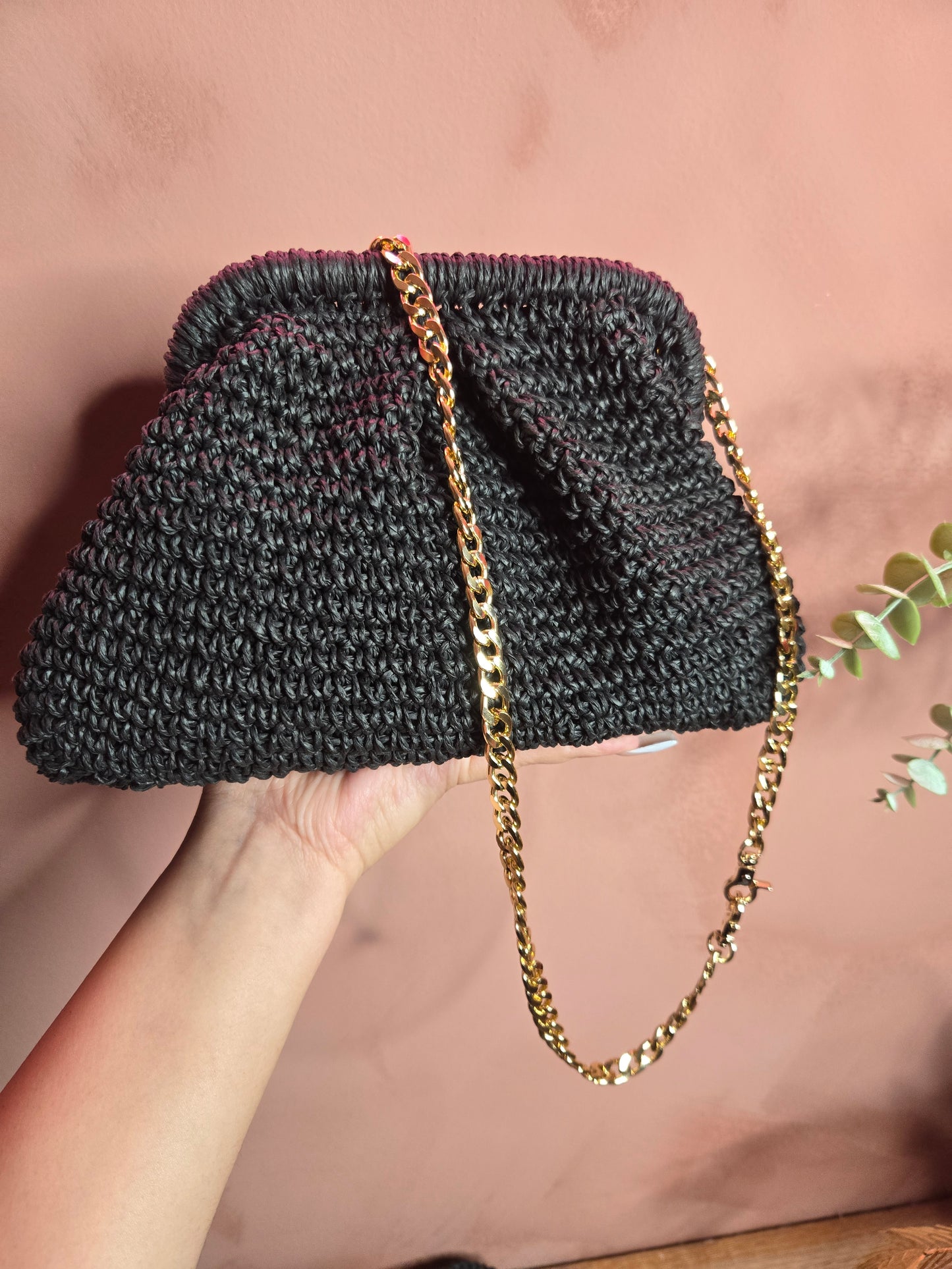 Black handbag