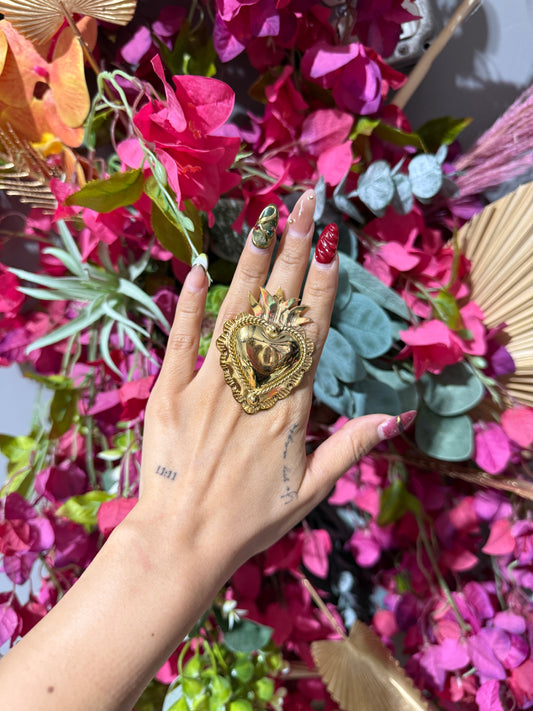 Sacred heart ring