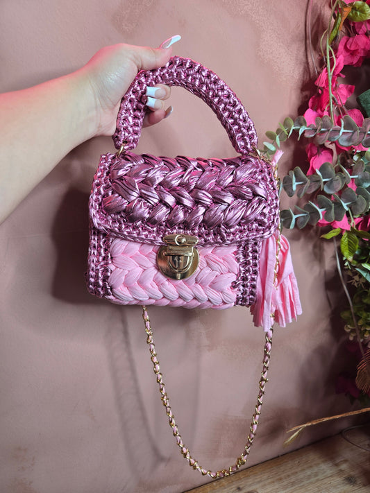 Pink handbag