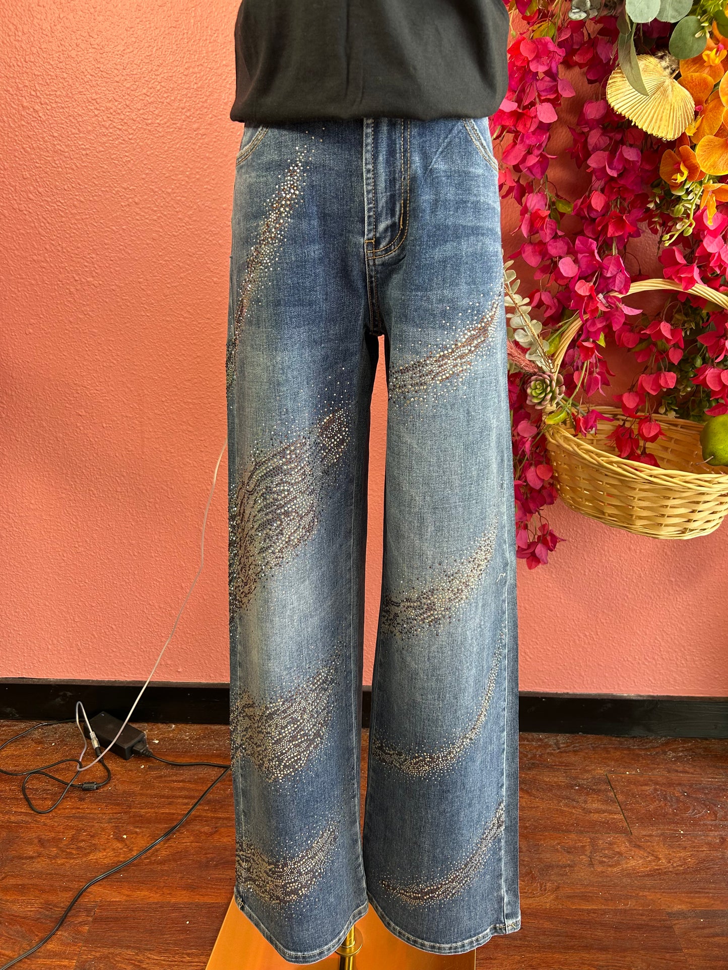 Sparkly pants
